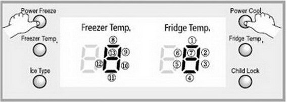 Samsung Fridge reset