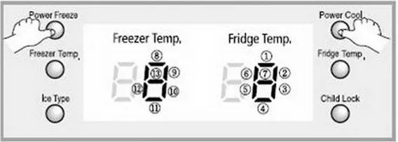 Samsung Fridge reset