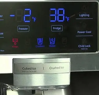 Samsung Refrigerator control panel