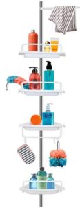 vailge adjustable constant tension corner shower caddy