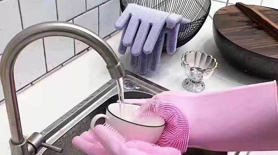 Why is it important to wear gloves when washing dishes? The Indoor Haven