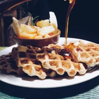 how to make waffles without a waffle iron