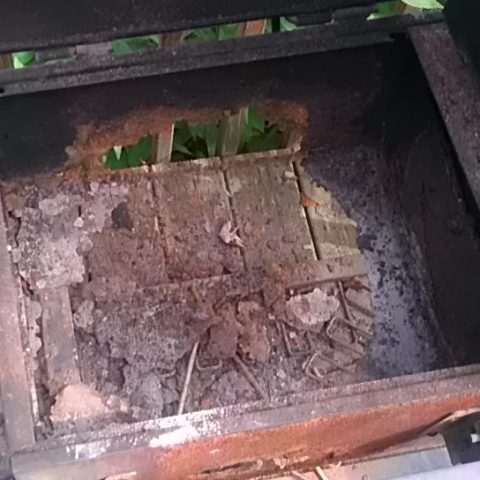 How Do You Fix a Rusty Grill Bottom?