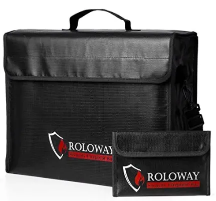 ROLLWAY Fireproof Document Bag