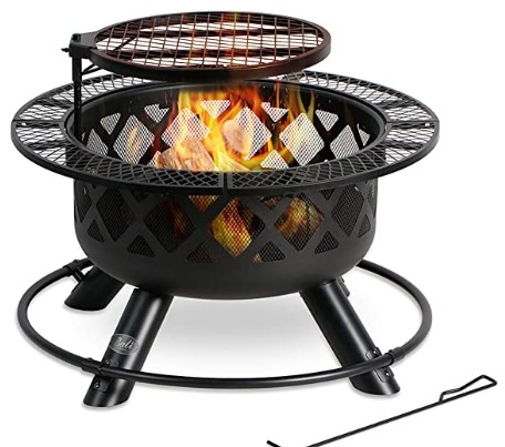 BALI OUTDOORS Wood Burning Fire Pit