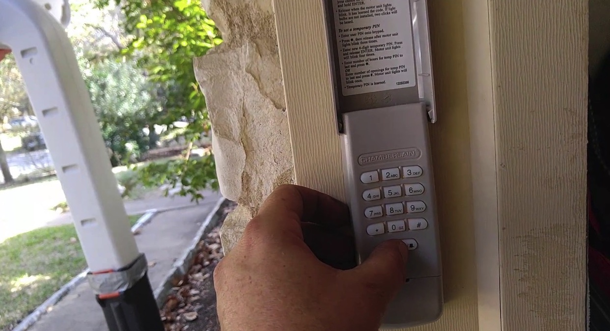 How To Change Code On Liftmaster Garage Door Keypad Dandk Organizer