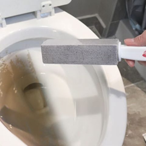 How to Clean a Toilet With Pumice Stone