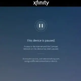 xfinity wifi pause meaning and fixes