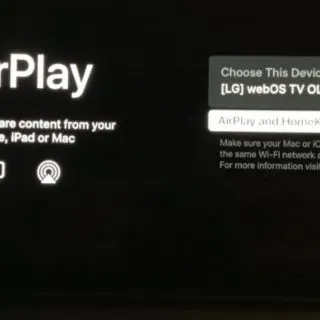 How to Setup AirPlay on an LG TV